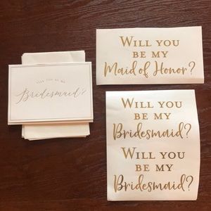 Bridesmaids items